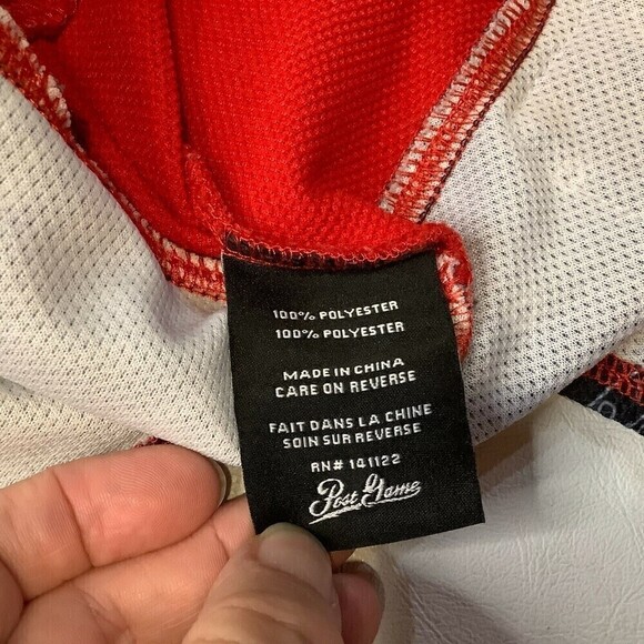 Post Game Large Biggie Smalls Red Black Hockey Jersey 92 Notorous B.I.G Wallace - Picture 12 of 12